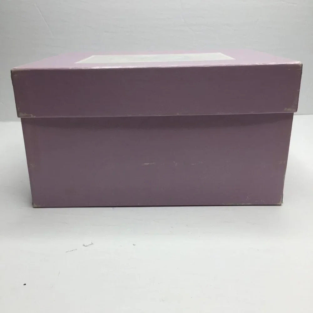 Vintage 1986 Current Inc Marble Check Storage Gift Box 9